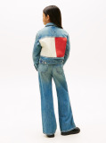 Μπλε Denim Τζάκετ Με Σημαιάκι  Κορίτσια