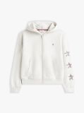 Γκρι Hoody Με Φερμουάρ Και Πίσω Σχέδιο Με Στρας Και Λογότυπο  Κορίτσια