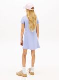 Purple Essential Logo Slim Skater Dress  Girls
