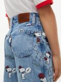 Denim Peanuts®  Ψηλόμεσο Φαρδύ Τζιν  Κορίτσια
