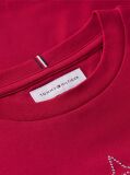 Κόκκινο Slim Μακρυμάνικο T-Shirt Με Στρας  Κορίτσια