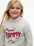Grey Star Embroidery Relaxed Balloon Sleeve Jumper  Girls