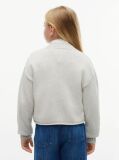 Grey Star Embroidery Relaxed Balloon Sleeve Jumper  Girls
