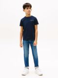 Μπλε T-Shirt Με Λογότυπο Και Κλασική Λαιμόκοψη  Παιδί Unisex