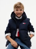 Blue Heritage Back Logo Ripstop Puffer Jacket  Kids Unisex
