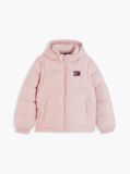 Pink Heritage Back Logo Ripstop Puffer Jacket  Kids Unisex