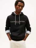 Black Logo Flex Fleece Hoody  Men