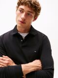 Black 1985 TH Flex Regular Fit Long Sleeve Polo  Men