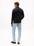 Black 1985 TH Flex Regular Fit Long Sleeve Polo  Men