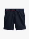 Blue Essential Brooklyn Twill Bermuda Shorts With Belt  Men