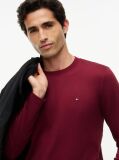 Red Slim Interlock Long Sleeve T-Shirt  Men