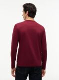 Red Slim Interlock Long Sleeve T-Shirt  Men