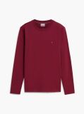 Red Slim Interlock Long Sleeve T-Shirt  Men