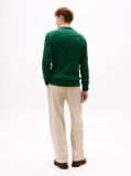 Green Classics Cable Knit Relaxed Fit Jumper  Men
