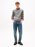 Grey Classics Cable Knit Relaxed Fit Jumper  Men