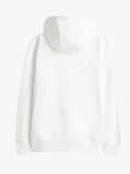 Άσπρο Hoody Από Βαμβακερό Terry Με Κεντητό Σημαιάκι  Άνδρες
