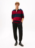 Black Terry Cuffed Leg Joggers  Men