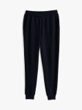 Blue Terry Cuffed Leg Joggers  Men