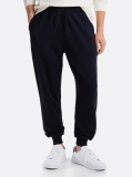Blue Terry Cuffed Leg Joggers  Men
