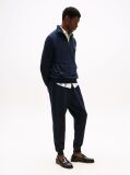 Blue Terry Cuffed Leg Joggers  Men