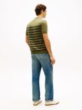 Green Regular Fit Knit Polo Shirt  Men