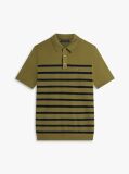Green Regular Fit Knit Polo Shirt  Men