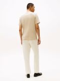 Beige Interlock Knit T-Shirt  Men