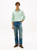 Green TH Flex Regular Fit Poplin Shirt  Men