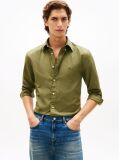 Green TH Flex Regular Fit Poplin Shirt  Men