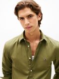 Green TH Flex Regular Fit Poplin Shirt  Men