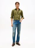Green TH Flex Regular Fit Poplin Shirt  Men