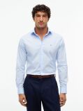 Blue Flex Slim Fit Poplin Shirt  Men
