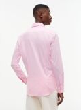 Pink Flex Slim Fit Poplin Shirt  Men