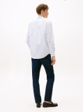 White TH Flex Regular Fit Print Shirt  Men