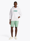 Άσπρο Hoodie Με Λογότυπο  Άνδρες