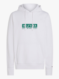 Άσπρο Hoodie Με Λογότυπο  Άνδρες