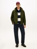 Blue Denton Straight Leg Twill Cargo Trousers  Men