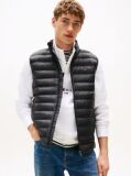 Black Recycled Packable Vest  Men