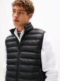 Black Recycled Packable Vest  Men
