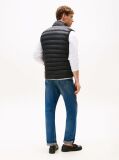 Black Recycled Packable Vest  Men