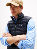 Blue Recycled Packable Vest  Men