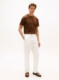 Brown Flag Embroidery T-Shirt  Men