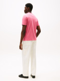 Pink Flag Embroidery T-Shirt  Men