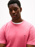 Pink Flag Embroidery T-Shirt  Men