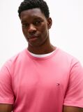 Pink Flag Embroidery T-Shirt  Men