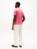 Pink Flag Embroidery T-Shirt  Men
