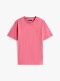 Pink Flag Embroidery T-Shirt  Men