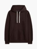 Καφέ Fleece Hoody Με Κεντητή Σημαία  Άνδρες