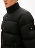 Black Water Repellent Down Puffer Jacket  Men