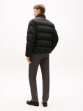 Black Water Repellent Down Puffer Jacket  Men